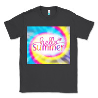 Smoke Hello Summer Tie Dye Tumbler Classic Tee - CowCowDesign