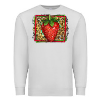 Dove Grey strawberry summer Premium Sweatshirt - Jasminsmagicworld