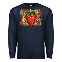 Navy strawberry summer Premium Sweatshirt - Jasminsmagicworld