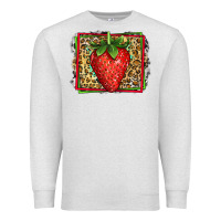 Oatmeal Heather strawberry summer Premium Sweatshirt - Jasminsmagicworld