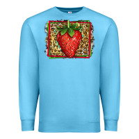 Ocean Blue strawberry summer Premium Sweatshirt - Jasminsmagicworld