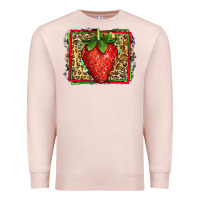 Pale Pink strawberry summer Premium Sweatshirt - Jasminsmagicworld