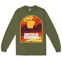 Army Green crater of diamonds state park arkansas Long Sleeve Tee - baoMotion
