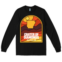 Black crater of diamonds state park arkansas Long Sleeve Tee - baoMotion