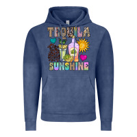 Vintage Denim Tequila Sunshine Vintage Hoodie - CowhideDigitalArt