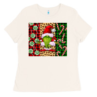 Bone green christmas gnome Ladies Tee - FaDigitalArtStudio