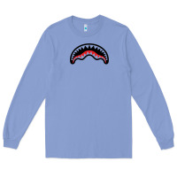 Colony Blue Hype Shark Long Sleeve Tee - baoMotion