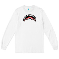 White Hype Shark Long Sleeve Tee - baoMotion