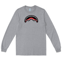 Heather Grey Hype Shark Long Sleeve Tee - baoMotion