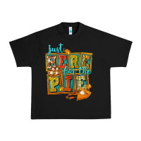 Black Just Here For The Pie Urban Heavy Tee - FaDigitalArtStudio