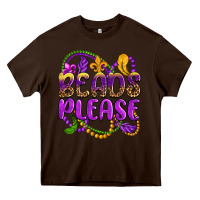 Chocolate Brown beads please mardi gras Heavy Core Tee - OliviaCreatesArt