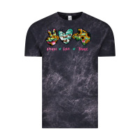 Cloud Black Peace Love Texas Vintage Tee - RanaPortraitStore