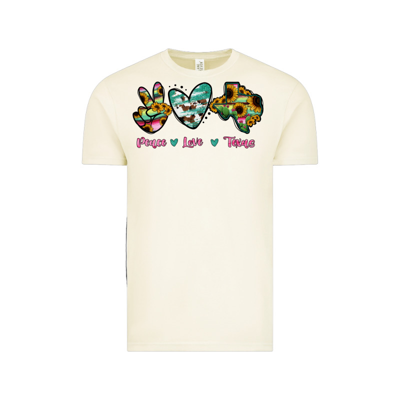 Peace Love Texas Vintage Tee by RanaPortraitStore | Teevron