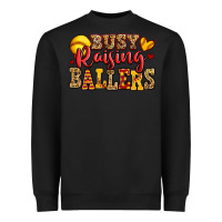 Black busy raising ballers softball Heavyweight Sweatshirt - Jasminsmagicworld