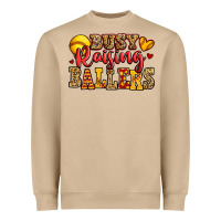 Mushroom busy raising ballers softball Heavyweight Sweatshirt - Jasminsmagicworld