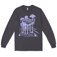 Smoke las vegas strip retro famous sign nevada traveler souvenir t shirt Long Sleeve Tee - baoMotion