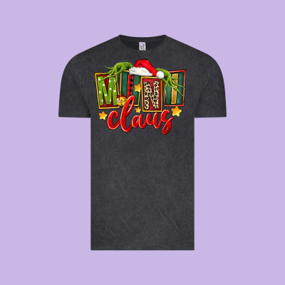Christmas Mini Claus Vintage Tee Designed By Fadigitalartstudio