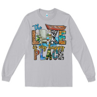 Moon Dust the lakes my happy place Long Sleeve Tee - CowhideDigitalArt