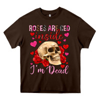 Chocolate Brown roses are red inside i m dead Heavy Core Tee - OliviaCreatesArt