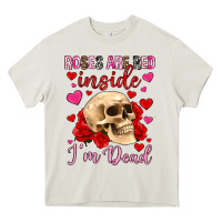 Cream roses are red inside i m dead Heavy Core Tee - OliviaCreatesArt