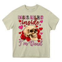 Mossy roses are red inside i m dead Heavy Core Tee - OliviaCreatesArt