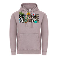 Vintage Zinc nurse leopard and cowhide Vintage Hoodie - CowhideDigitalArt