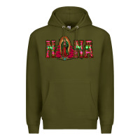 Army Green nana floral aztec leopard Premium Hoodie - Jasminsmagicworld