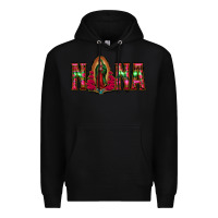 Black nana floral aztec leopard Premium Hoodie - Jasminsmagicworld