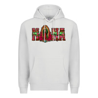 Dove Grey nana floral aztec leopard Premium Hoodie - Jasminsmagicworld