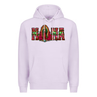 Lilac nana floral aztec leopard Premium Hoodie - Jasminsmagicworld