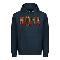 Navy nana floral aztec leopard Premium Hoodie - Jasminsmagicworld
