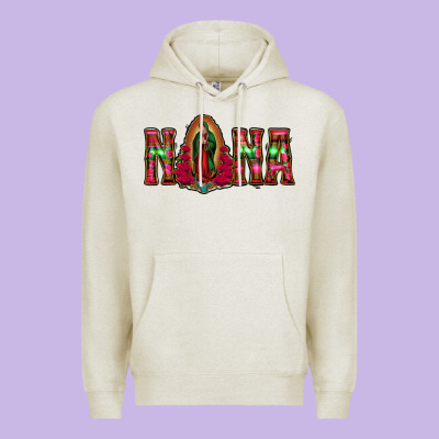 Nana Floral Aztec Leopard Premium Hoodie Designed By Jasminsmagicworld