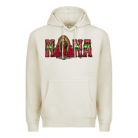 Oatmeal Heather nana floral aztec leopard Premium Hoodie - Jasminsmagicworld