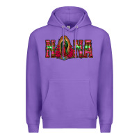 Purple nana floral aztec leopard Premium Hoodie - Jasminsmagicworld