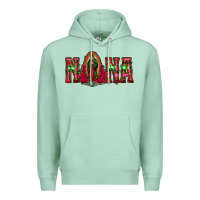 Seafoam nana floral aztec leopard Premium Hoodie - Jasminsmagicworld