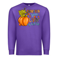 Purple Pumpkin spice and livin' my best life Premium Sweatshirt - RanaPortraitStore