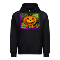 Black happy halloween jack o' lantern pumpkin Urban Hoodie - Jasminsmagicworld