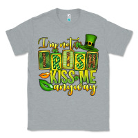 Heather Grey St. Patrick's I am not irish kiss me anyway Classic Tee - OliviaCreatesArt