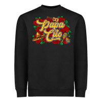 Black Papa cito Heavyweight Sweatshirt - RanaPortraitStore