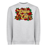 Heather Grey Papa cito Heavyweight Sweatshirt - RanaPortraitStore