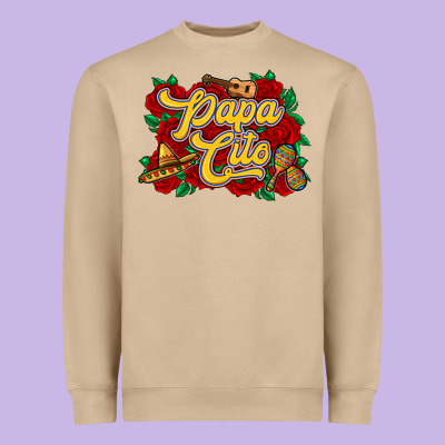 Papa Cito Heavyweight Sweatshirt Designed By Ranaportraitstore