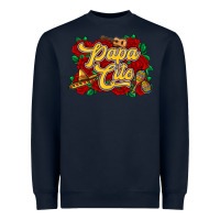 Navy Papa cito Heavyweight Sweatshirt - RanaPortraitStore