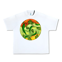 White hispanic heritage month round earrings 1 Urban Heavy Tee - BundleAndBundleShop