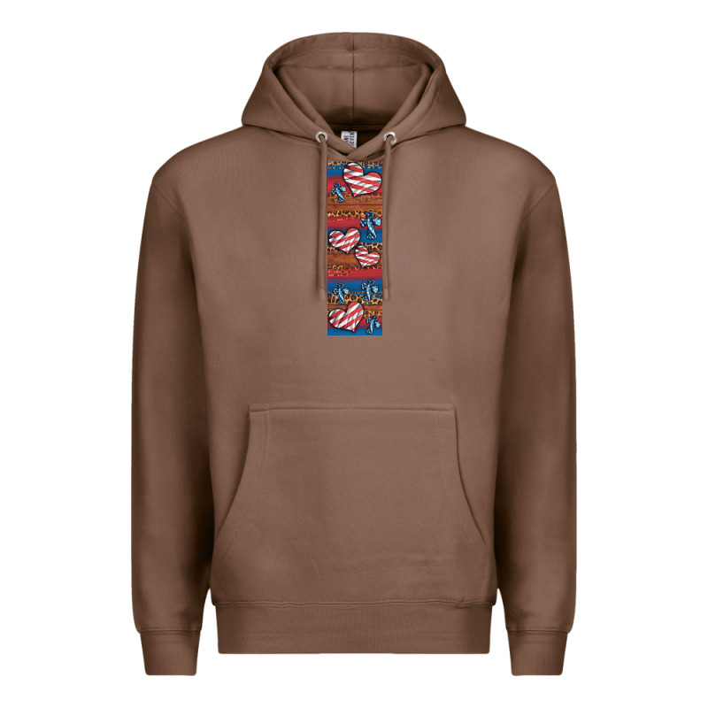 Usa Flag And Cross Penwraps 1 Premium Hoodie by Artiststas | Teevron