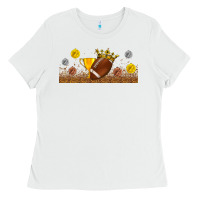 White winner cup american football libbey glass Ladies Tee - BundleAndBundleShop