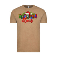 Vintage Coffee Christmas Grandma Claus Vintage Tee - FaDigitalArtStudio