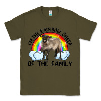 Army Green i'm the rainbow sheep of the family suffolk sheep black face sheep Classic Tee - Artiststas