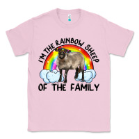 Bubblegum Pink i'm the rainbow sheep of the family suffolk sheep black face sheep Classic Tee - Artiststas