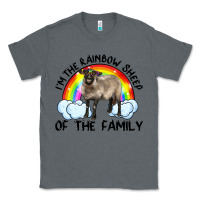 Charcoal Heather i'm the rainbow sheep of the family suffolk sheep black face sheep Classic Tee - Artiststas