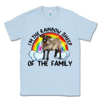 Dusty Blue i'm the rainbow sheep of the family suffolk sheep black face sheep Classic Tee - Artiststas